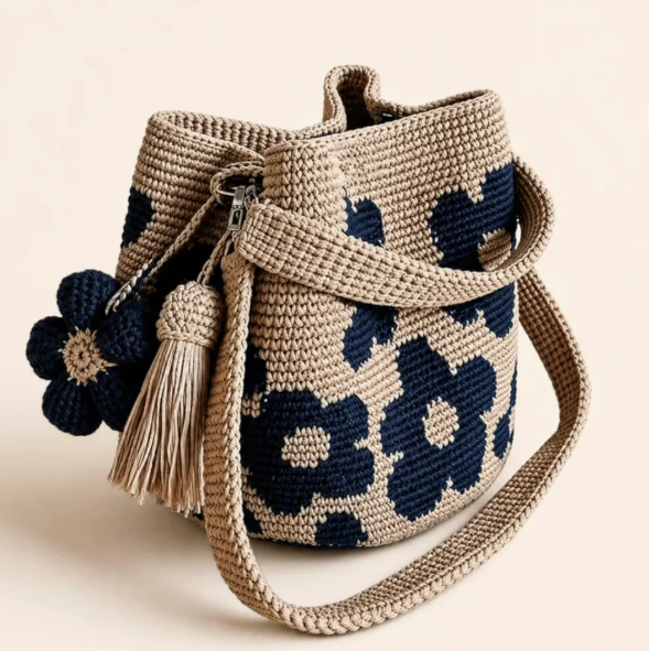 Frank's Flower Crochet Bag