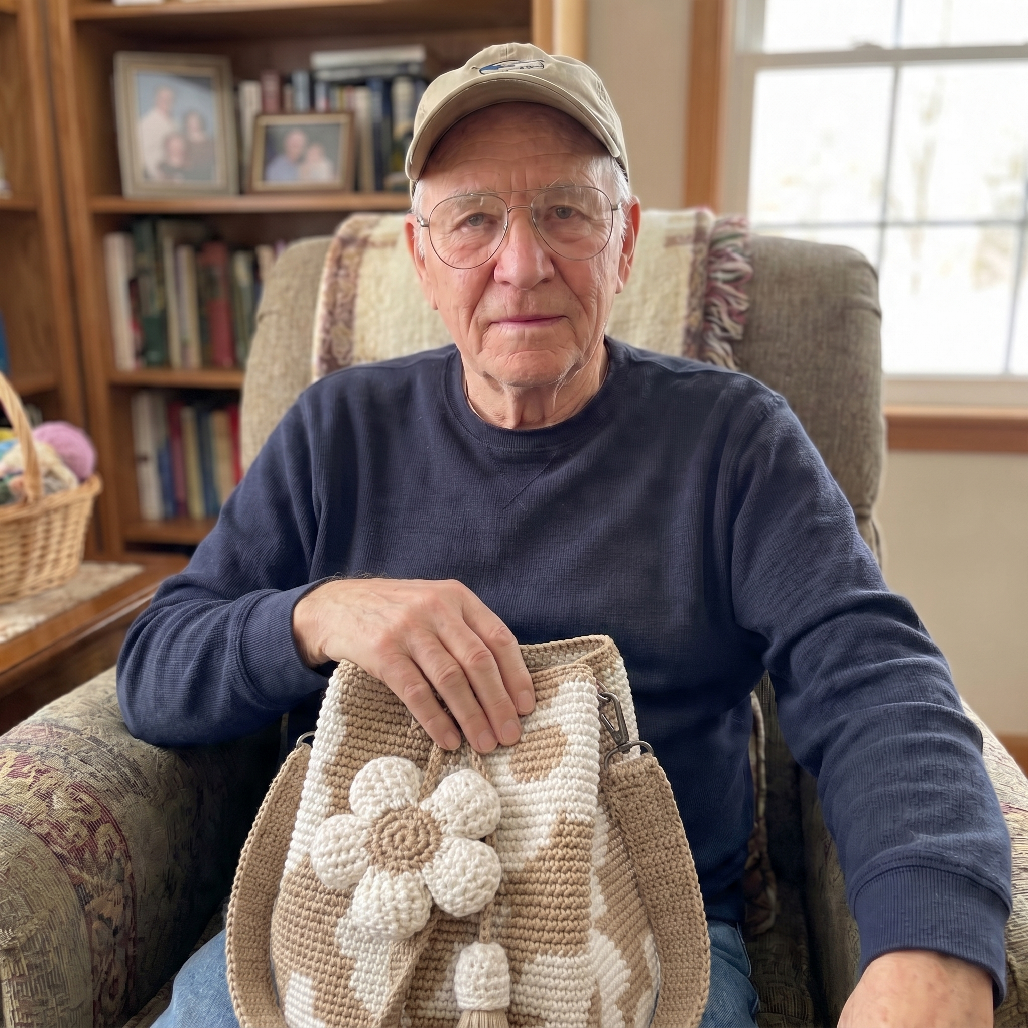 Frank's Flower Crochet Bag