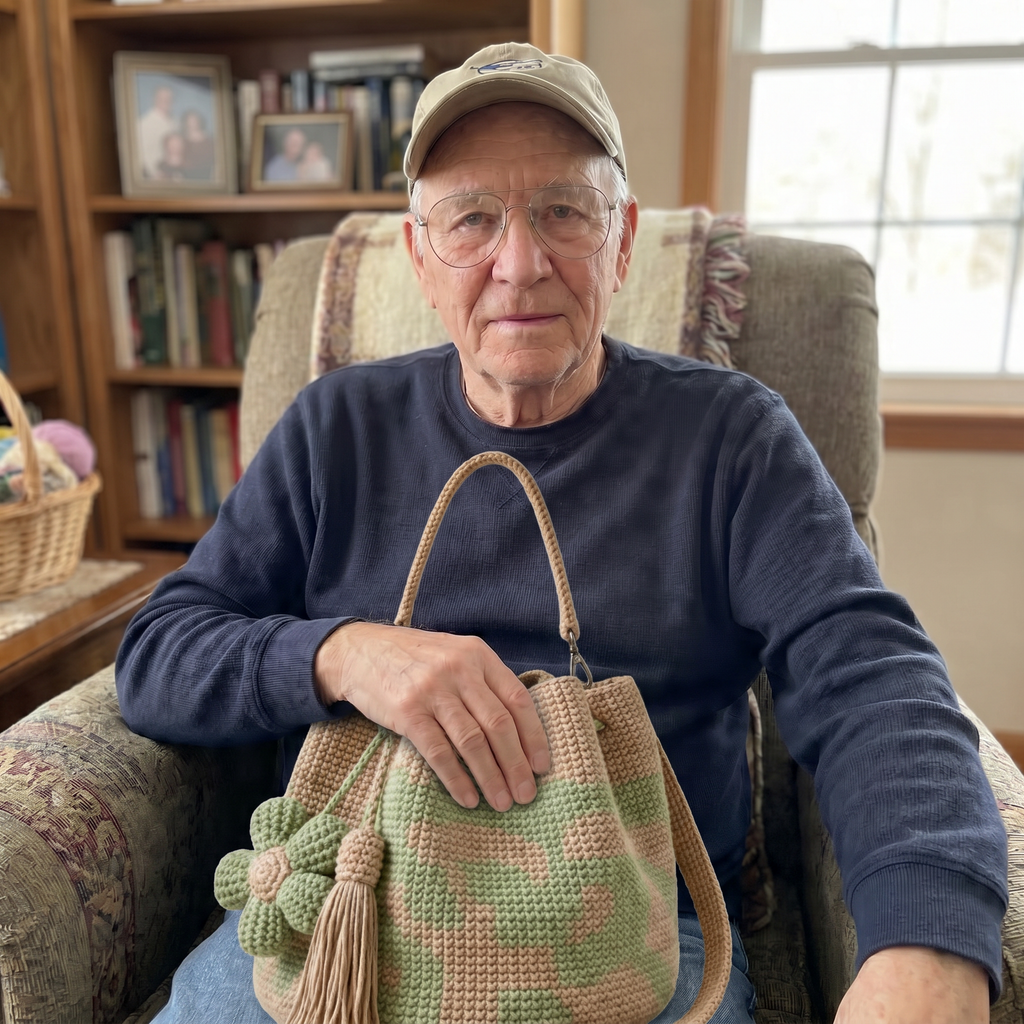 Frank's Flower Crochet Bag