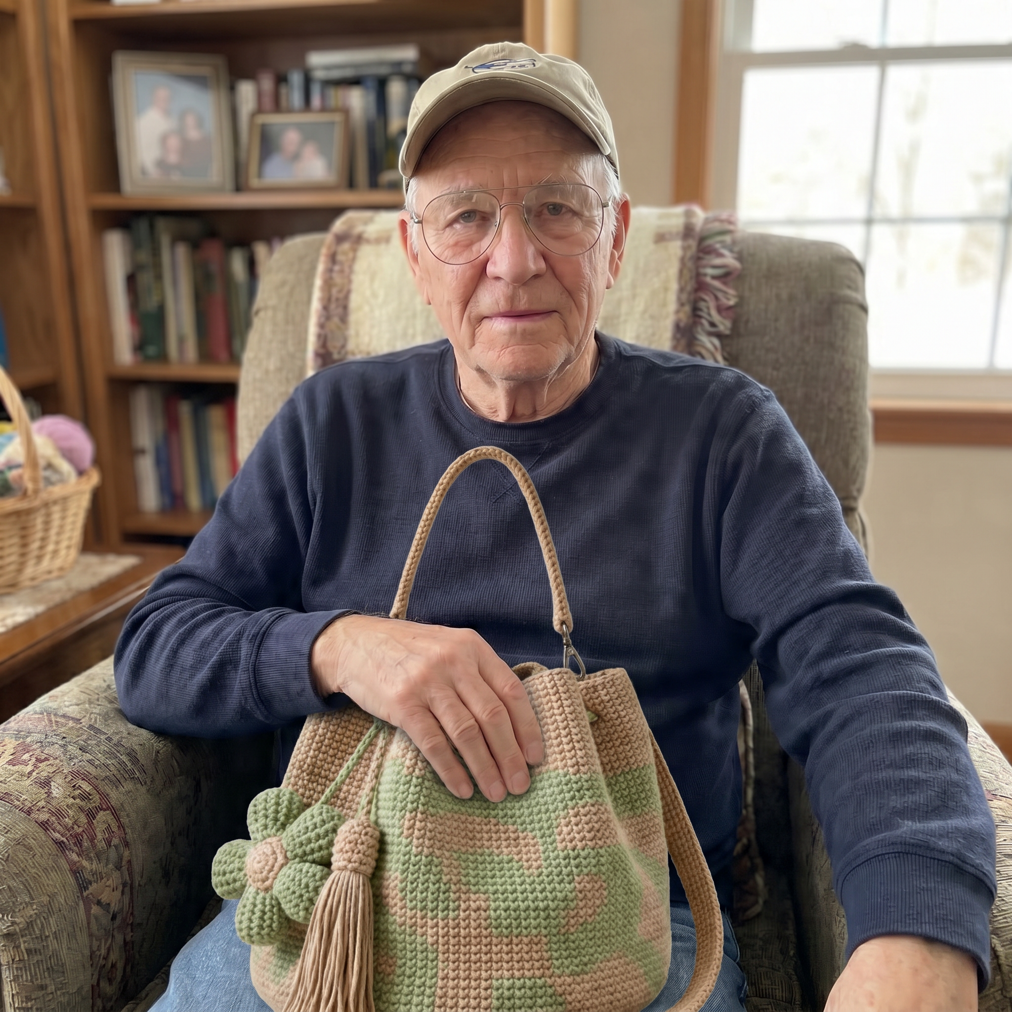 Frank's Flower Crochet Bag